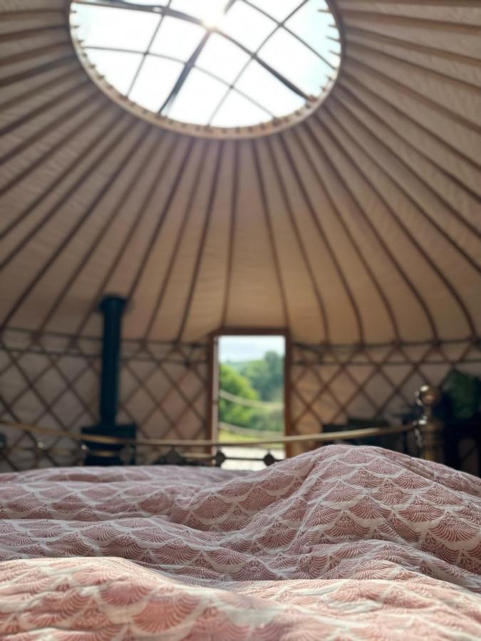 Bracken Yurt At Walnut Farm Glamping Hotel Netherbury Exterior photo
